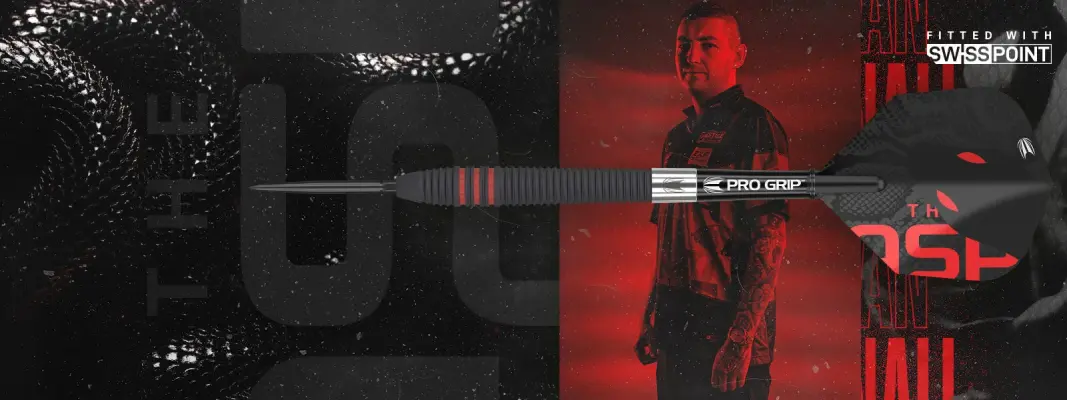 Target's March 26 product launch, featuring Target darts and packaging in shadowed lighting.